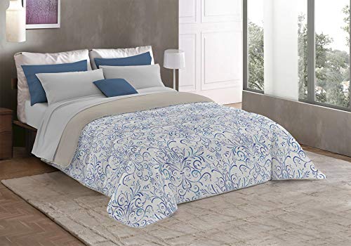 MB HOME ITALY “Fantasy” Wintersteppdecke, Ornato Tex, 260x260 cm von Italian Bed Linen