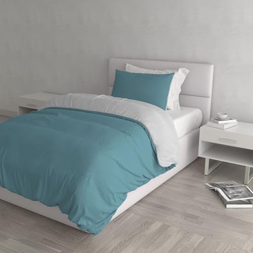 Italian Bed Linen Natural Color Doubleface Bettbezug, 100% Baumwolle, royal/hell Blau, Doppelte Italian Bed Linen Natural Color Doubleface Bettbezug, 100% Baumwolle, royal/hell Blau, Doppelte von Italian Bed Linen