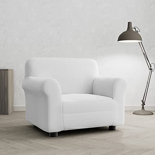 Italian Bed Linen Piu Bello Sofabezug bielastico ausziehbar, Weiß, 1 Platz von Italian Bed Linen