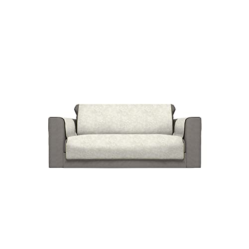 Italian Bed Linen rutschfeste Sofabezug Glamour aus Polyester, Creme, 2 Plätze Maxi von Italian Bed Linen
