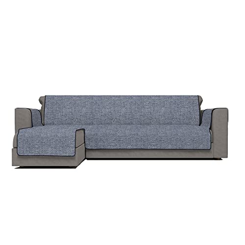 Komfort-Antigleiten-Sofa-Decke mit chaiselongue,290cm, dunkel blau von Italian Bed Linen