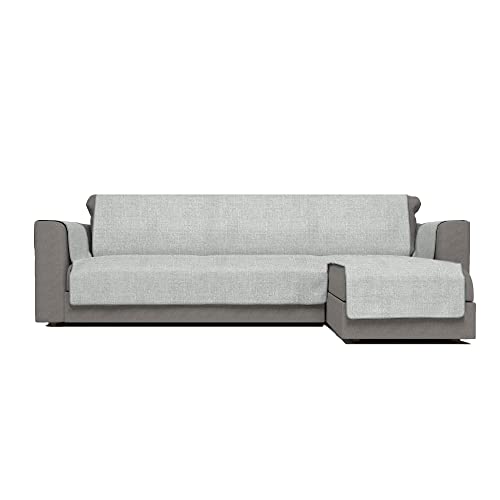 Komfort-Antigleiten-Sofa-Decke mit chaiselongue,190cm, grau von Italian Bed Linen