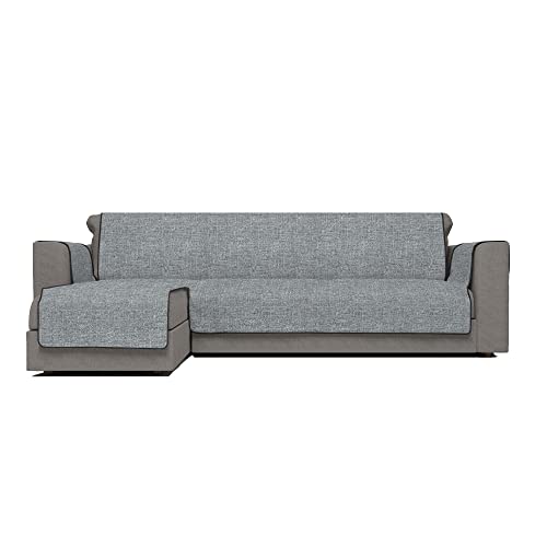 Italian Bed Linen Komfort-Antigleiten-Sofa-Decke mit chaiselongue, Dunkelgrau, 190 cm von Italian Bed Linen