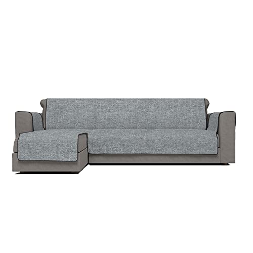Italian Bed Linen Komfort-Antigleiten-Sofa-Decke mit chaiselongue, Dunkelgrau, 240 cm von Italian Bed Linen