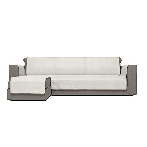 Italian Bed Linen CDSX-COMFORT PENISOLA-PANNA-290 Komfort-Antigleiten-Sofa-Decke mit chaiselongue,290cm, creme von Italian Bed Linen