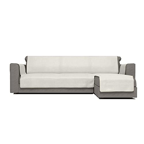 Italian Bed Linen Komfort-Antigleiten-Sofa-Decke mit chaiselongue,240 cm, Creme von Italian Bed Linen