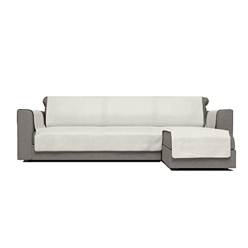Italian Bed Linen Komfort-Antigleiten-Sofa-Decke mit chaiselongue,290 cm, Creme von Italian Bed Linen