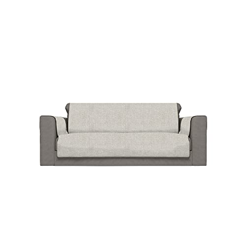 Komfort-Antigleiten-Sofa-Decke,3 Plätze, beige von Italian Bed Linen