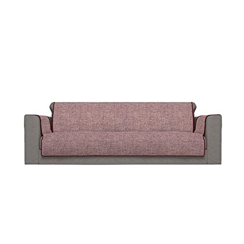 Komfort-Antigleiten-Sofa-Decke,4 Plätze, bordeaux von Italian Bed Linen