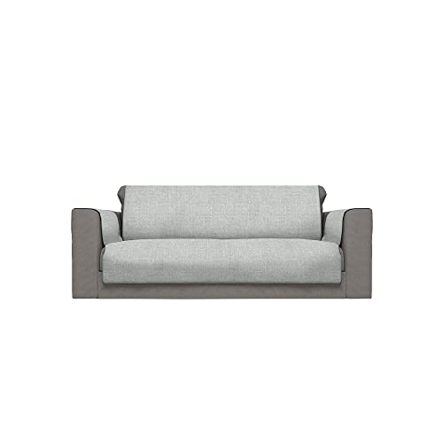 Komfort-Antigleiten-Sofa-Decke,3 Plätze, grau von Italian Bed Linen