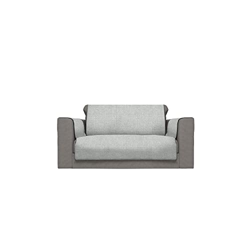 Komfort-Antigleiten-Sofa-Decke,2 Plätze, grau von Italian Bed Linen