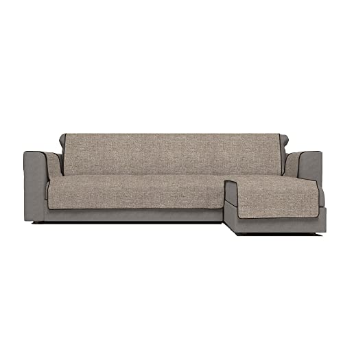 Komfort-Antigleiten-Sofa-Decke mit chaiselongue,190cm, Braun von Italian Bed Linen