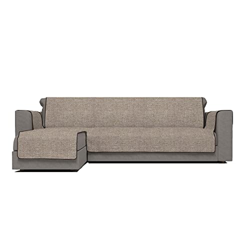 Komfort-Antigleiten-Sofa-Decke mit chaiselongue,190cm, Braun von Italian Bed Linen