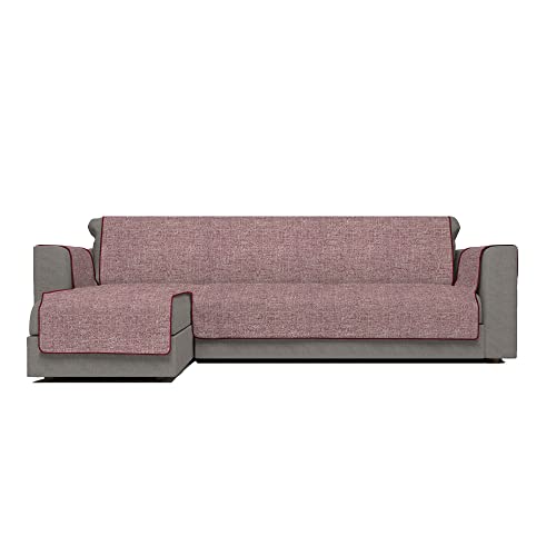 Komfort-Antigleiten-Sofa-Decke mit chaiselongue,290cm, bordeaux von Italian Bed Linen