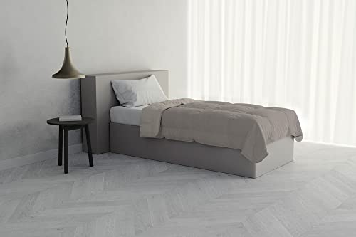 Italian Bed Linen Sommer-Daunendecke, Mikrofaser, Haselnuss-/Beige, 1-Sitzer von Italian Bed Linen