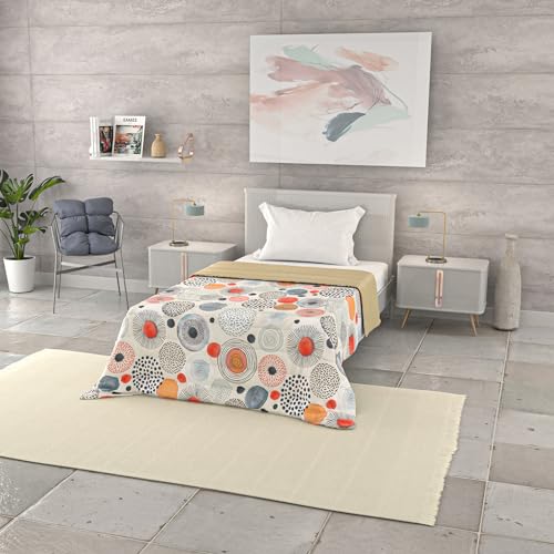 Italian Bed Linen Sommer Steppdecke Basic, Mikrofaser, Acquerello, 160x240cm von Italian Bed Linen