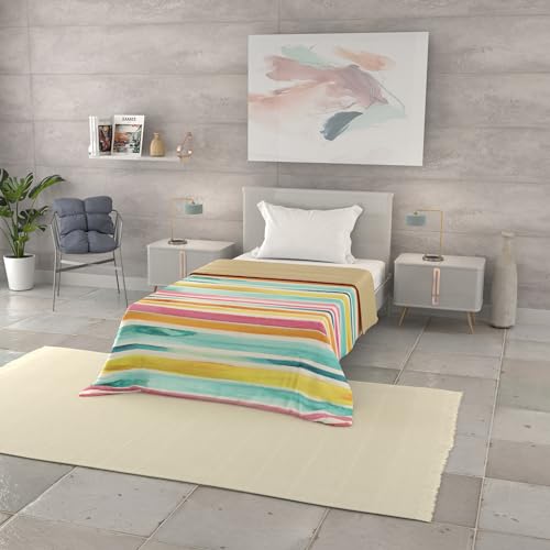 Italian Bed Linen Sommer Steppdecke Basic, Mikrofaser, Fez, 160x240cm von Italian Bed Linen