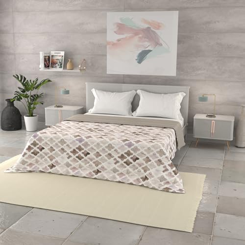 Italian Bed Linen Sommer Steppdecke Basic, Mikrofaser, Florence, 250x240cm von Italian Bed Linen