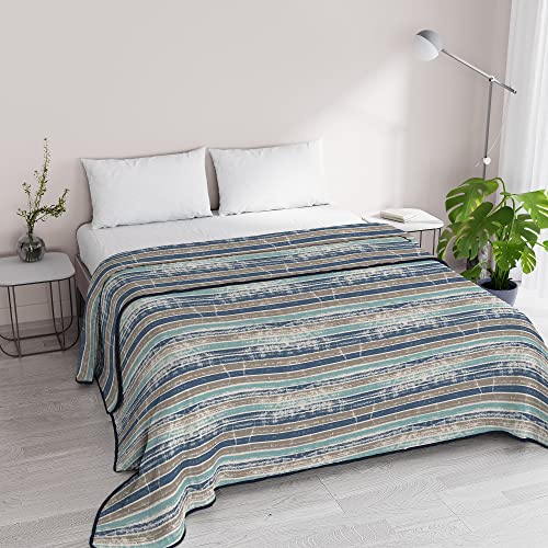 Italian Bed Linen Sommer-Steppdecke Basic, Mikrofaser, Wandbilder, Doppelbett von Italian Bed Linen