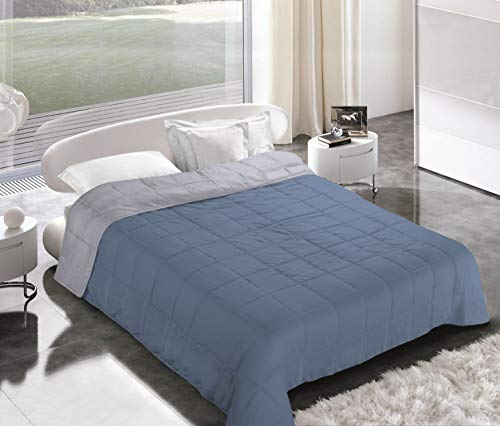 Italian Bed Linen Sommerdecke, Infinity Blue/Silver, 1 Poster, Mikrofaser. von Italian Bed Linen