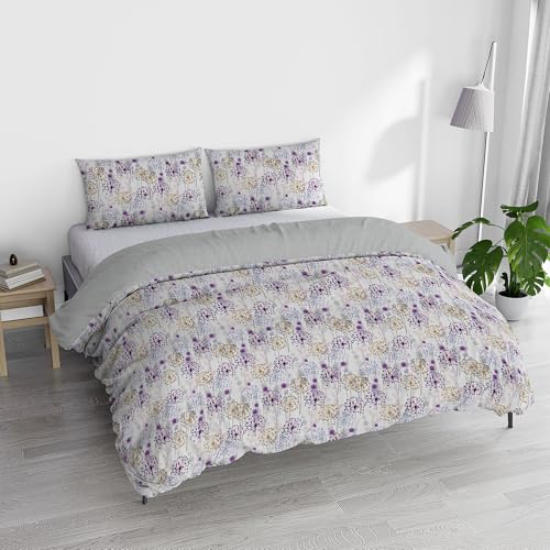 Italian Bed Linen Watercolor” Bettbezug Set, 100% Baumwolle, Doppelte, WT-10 von Italian Bed Linen