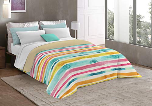 Italian Bed Linen Wintersteppdecke “Fantasy”, Passion, Einzeln von Italian Bed Linen