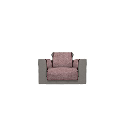 Komfort-Antigleiten-Sofa-Decke,1 Platz, bordeaux von Italian Bed Linen