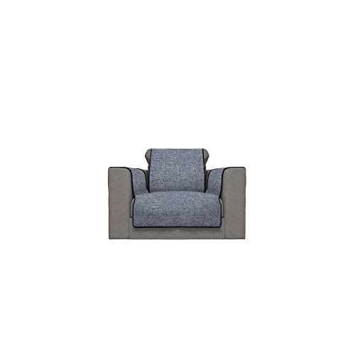 Komfort-Antigleiten-Sofa-Decke,1 Platz, dunkel blau von Italian Bed Linen