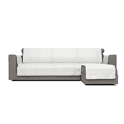 Italian Bed Linen Komfort-Antigleiten-Sofa-Decke mit chaiselongue, 240 cm, Weiß von Italian Bed Linen