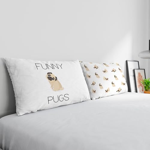 PR-12 Kissenbezüge aus 100% Baumwolle, Digitaldruck, 1 Paar von Italian Bed Linen