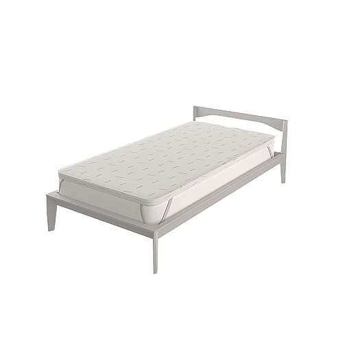 Queen Topper gefüllt aus Memoryschaum, Einzelbett 80 x 195 cm von Italian Bed Linen