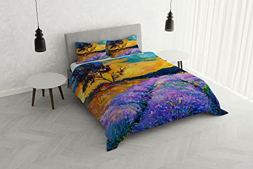 SD-12 Bettwäsche-Set mit Digitaldruck, hergestellt in Italien, Doppelbett von Italian Bed Linen