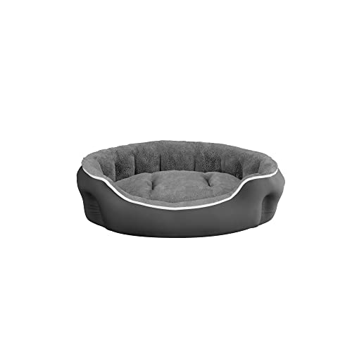 Sogni E Capricci Bett für Hunde und Katzen, Silber, 59 x 53 x 18 cm von Italian Bed Linen