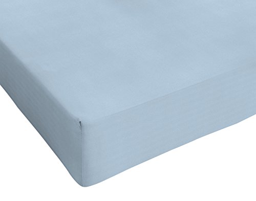 Max color STMXAZZURRO1P Betttuch 25cm Ecke, 100% Baumwolle, hell Blau, Einzelne von Italian Bed Linen