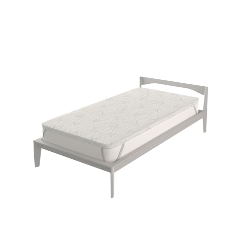 Topper Vera, abziehbar mit Leinenbezug, für Einzelbett 80 x 190 cm von Italian Bed Linen