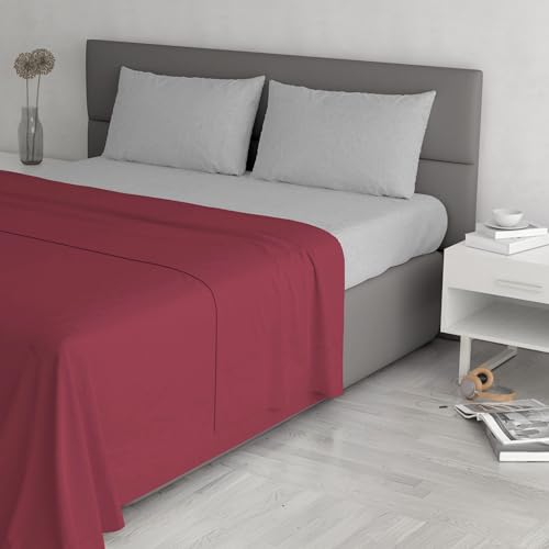 Trendy Chic Bettwäsche-Set aus 100% Baumwolle, hergestellt in Italien, für Doppelbett, Erdbeere von Italian Bed Linen