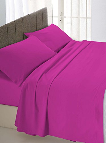 ki-atreve von Matthew Bosio Klinge unter Ecken mit Fuchsia-Tischset 90 x 200 cm von Italian Bed Linen