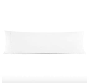 Italian Luxury Seitenschläferkissen-Bezug - Weicher Kissenbezug aus Mikrofaser für Stillkissen, Seitenschläferkissen, Body Pillow – 150 x 50 cm (Weiß) von Italian Luxury