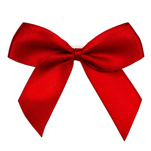 Italian Options 5 cm Satinschleife (Selbstklebend) 12 Stück - Rot von Italian Options