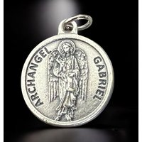 Heiliger Gabriel Die Religiöse Medaille Des Erzengels Mit Dem Gebet, Hergestellt in Italien Heiliger Gabriel Die Religiöse Medaille Des Erzengels Mit Dem Gebet, Hergestellt in Italien von ItalianRosaryParts