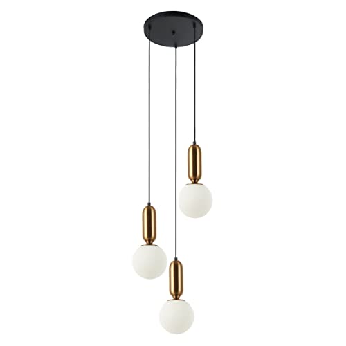 Italux Aldeva Moderne 3-flammige Cluster-Pendel-Deckenleuchte, E27 von Italux Lighting