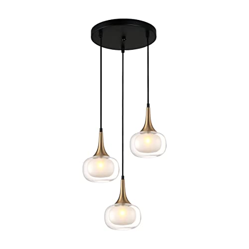 Italux Konila Moderne 3-flammige Cluster-Pendel-Deckenleuchte, G9 von Italux Lighting