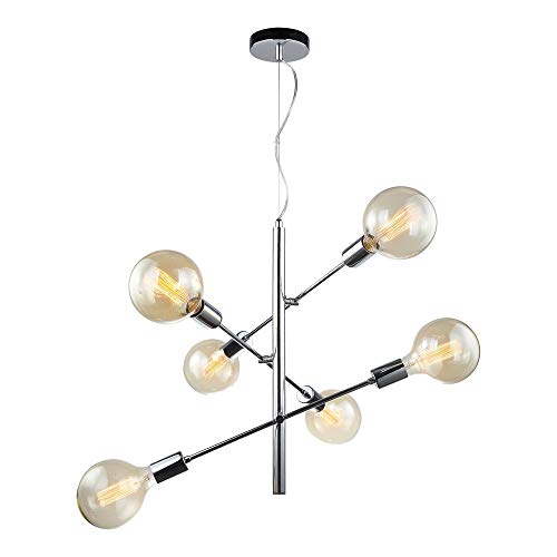 Hängelampe 6x40W/E27 MADALYN MDM3582/6 CH Italux Hängelampe 6x40W/E27 MADALYN MDM3582/6 CH Italux von Italux