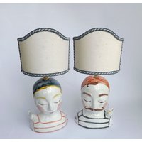 Lampada Aus Der Keramikserie "Les Parisiens" - Uimo/Donna." Lampada Aus Der Keramikserie "Les Parisiens" - Uimo/Donna." von ItalyCeramicsArt