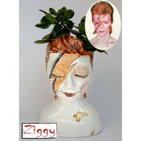 Vasenhalter Serie "Music Icons" - "Ziggy" Pv/Mi 03 von ItalyCeramicsArt