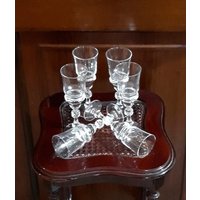 Vintage Italien 1980Er Gläser Set Geschnitzte Kristall Schnapsgläser Flout Champagner Glas Sets Tischdekoration Bar Restaurant Weihnachtsgeschenk von ItalyVintageDream