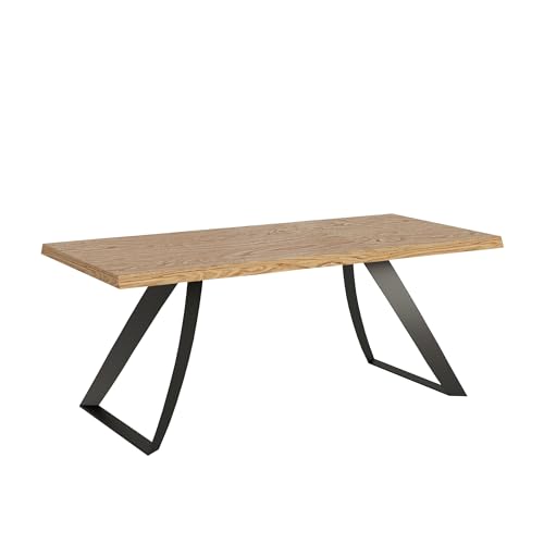 Itamoby Fester Tisch 90 x 200 cm Tabira ungeschält Eiche Beine Anthrazit Itamoby Fester Tisch 90 x 200 cm Tabira ungeschält Eiche Beine Anthrazit von Itamoby