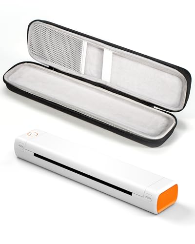 Itari Bluetooth Thermodrucker, Portable Printer Inkless Printer Kleiner Drucker - Mobiler Drucker A4 für Unterwegs und Tattoo, Tragbarer Drucker Unterstützt Thermopapier A4, Kompatibel mit Android iOS von Itari