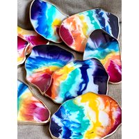 Regenbogen Harz Untersetzer, Gay Pride Geschenk, Valentinstag Lgbtq Housewarming Queer Wohnkultur, Hochzeitsgeschenk, Party von ItchyFeetWanderBugs