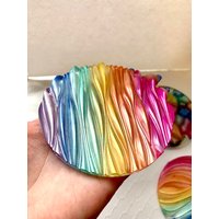 Regenbogen-Harz-Untersetzer-Set, Regenbogen-Dekor, Gay-Pride-Geschenk, Lgbtq-Housewarming-Geschenk, Gay-Hochzeitsgeschenk, Einzigartige Untersetzer von ItchyFeetWanderBugs